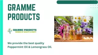 Detailed information About Lemongrass Oil and Peppermint Oil!