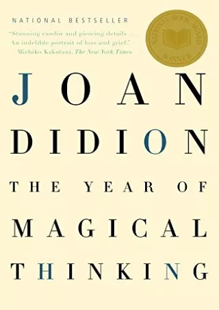 Download PDF The Year of Magical Thinking (Vintage International)