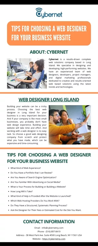 Tips for Choosing a Web Designer for Your Business Website