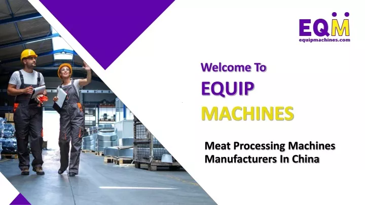 welcome to equip machines