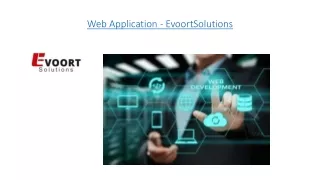 Web Application - EvoortSolutions