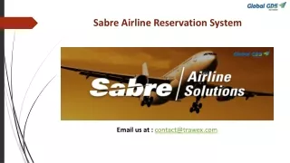 Sabre Airline Reservation System