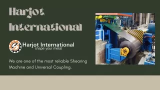 Universal Coupling and Shearing Machine - Harjot International