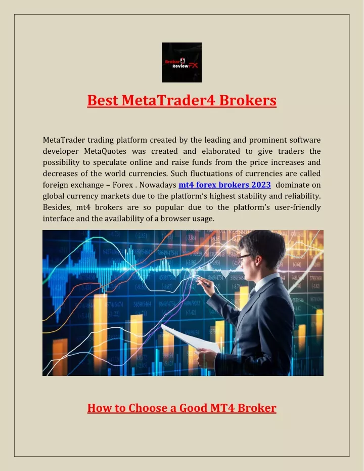 best metatrader4 brokers