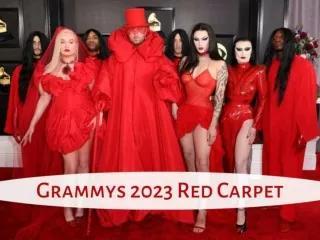 Red carpet style at the Grammys 2023