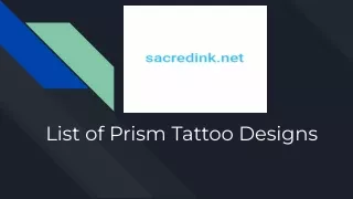 Prism Tattoo