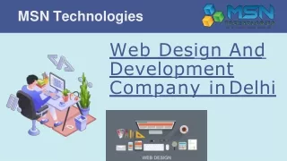 Web Design And Development Company in Delhi