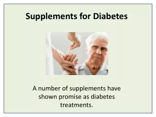 supplements for diabetes