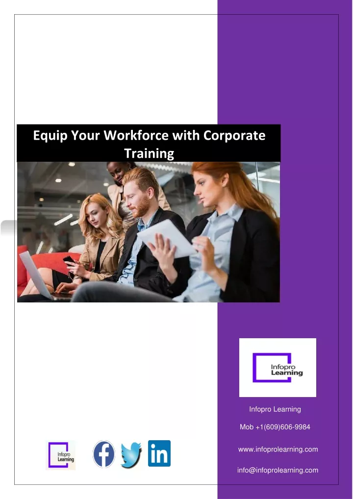 equip your workforce with corporate training