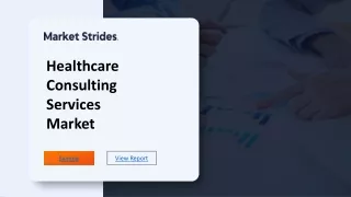 Healthcare Consulting Services PPT