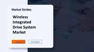 wireless integrated drive system market