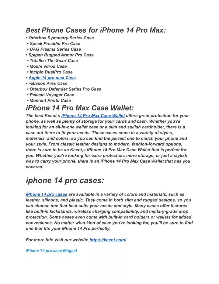 best phone cases for iphone 14 pro max otterbox