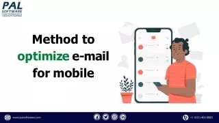 method to o p t i m i z e e m a i l for mobile