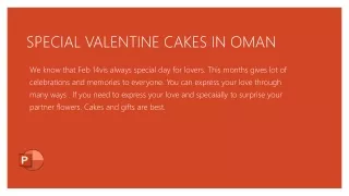 SPECIAL VALENTINE CAKES IN OMAN