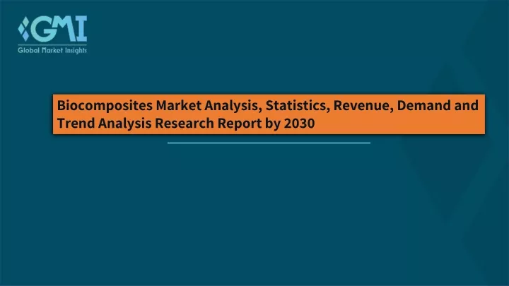 biocomposites market analysis statistics revenue