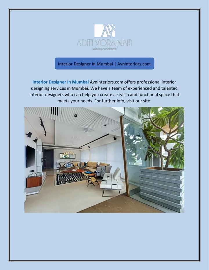 interior designer in mumbai avninteriors com