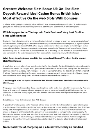 A Slotsmobile Success Story You'll Never Believe