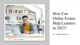 How Can Online Exams Help Learners in 2023?