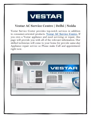 Vestar AC Service Centre