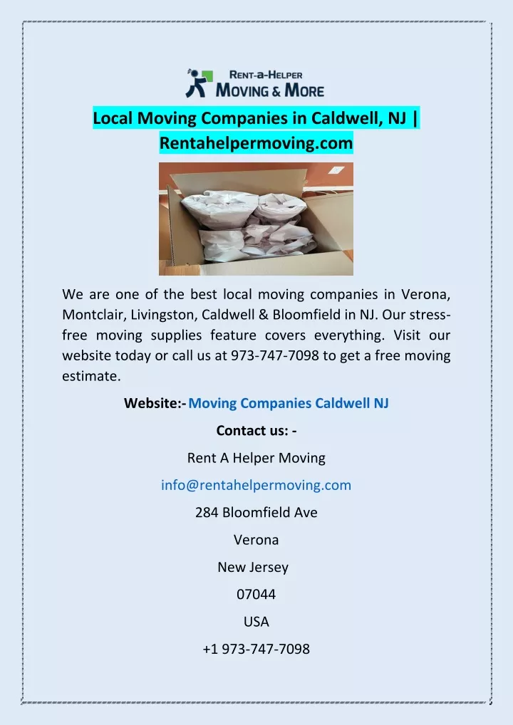 local moving companies in caldwell