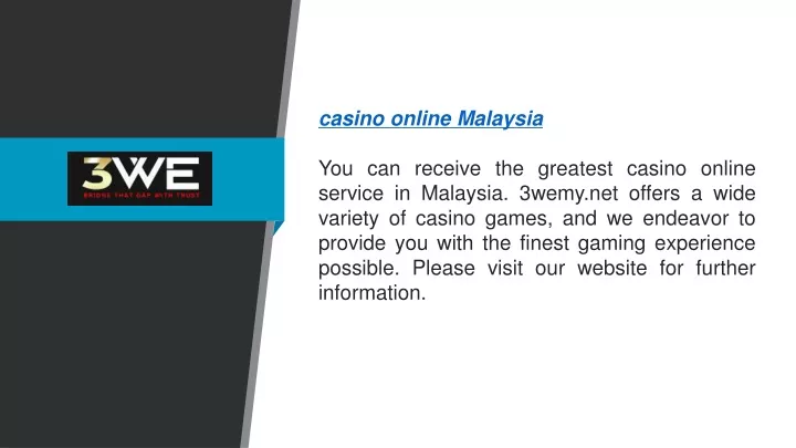 casino online malaysia you can receive