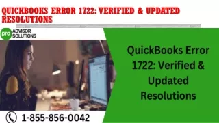quickbooks error 1722 verified updated resolutions
