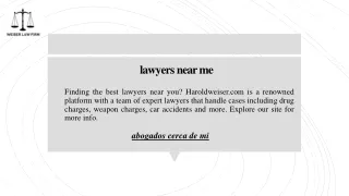 lawyers near me | Haroldweiser.com