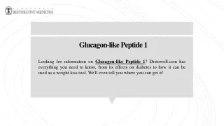 glucagon like peptide 1