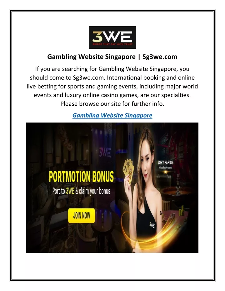 gambling website singapore sg3we com