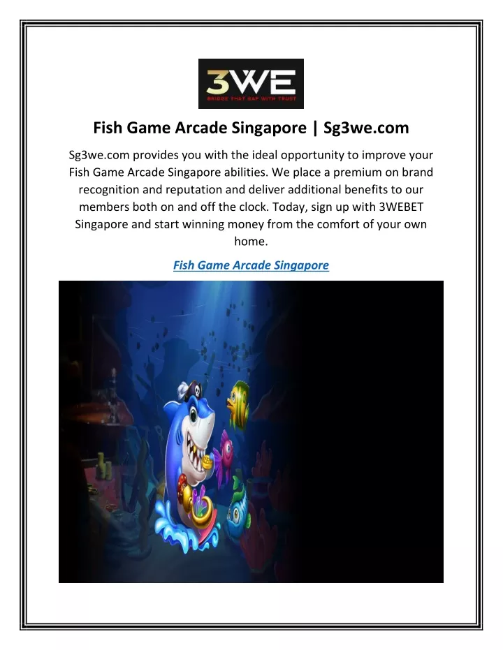 fish game arcade singapore sg3we com