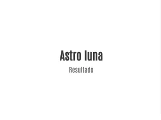 Astro luna