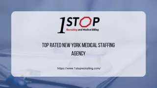 Top Rated New York Medical Staffing Agency - One Stop Recruiting