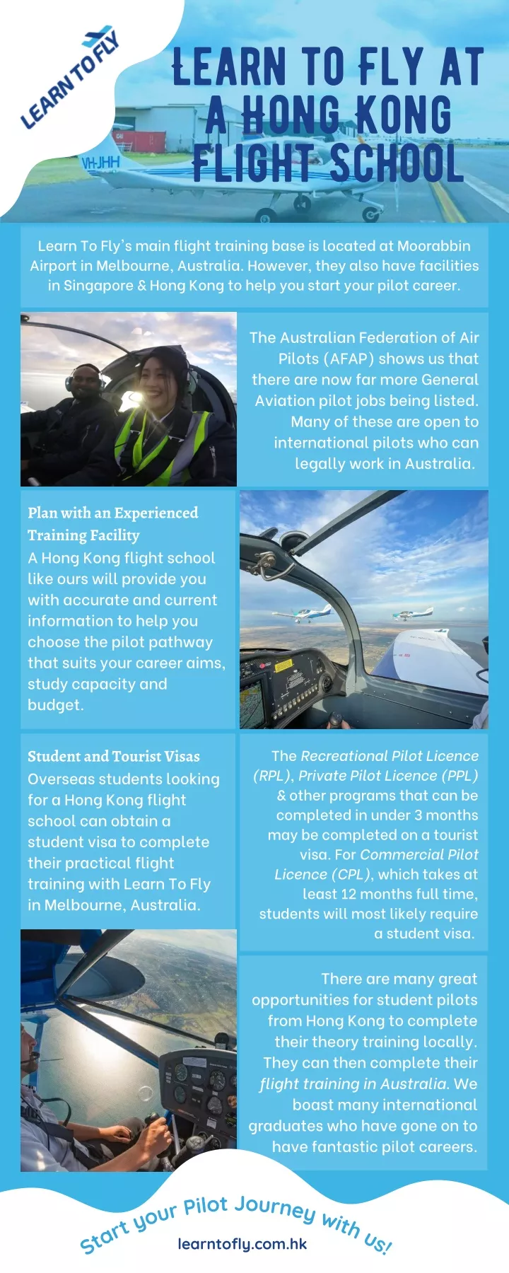 learn to fly at a hong kong flight school