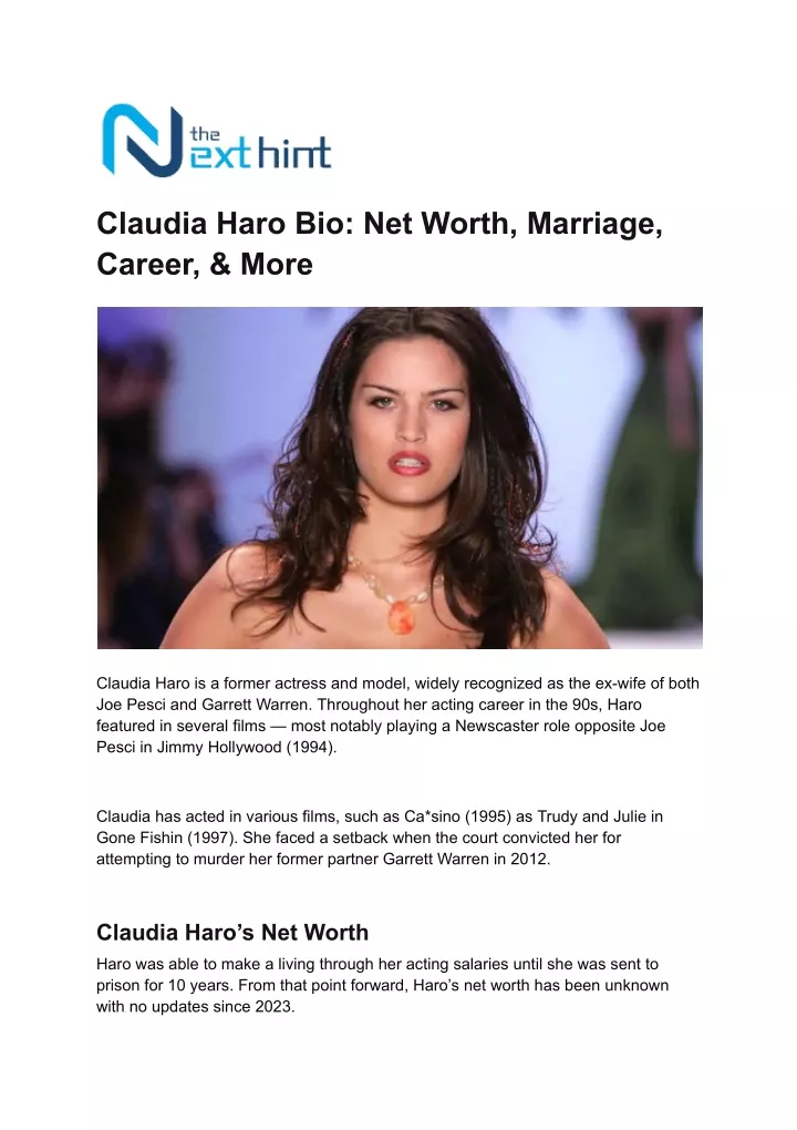 claudia haro bio net worth marriage career more