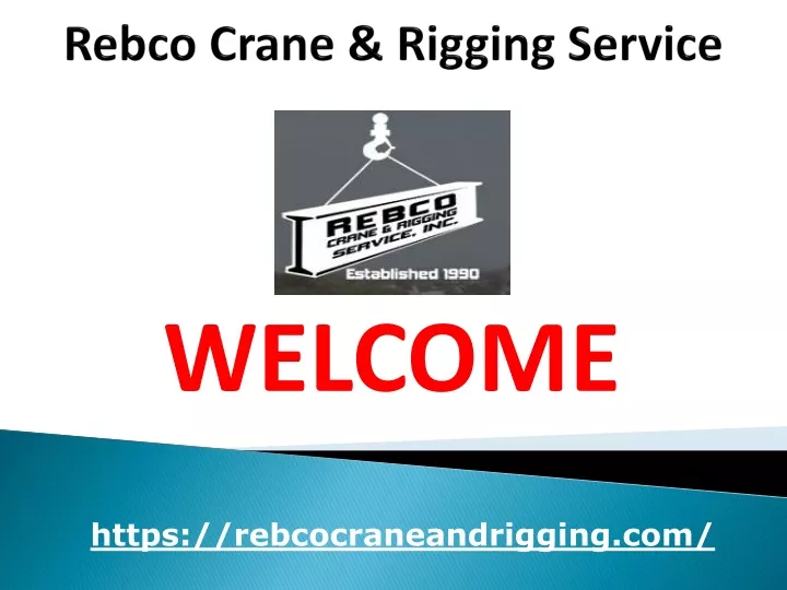 rebco crane rigging service