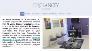 Dr Lucy Glancey Aesthetics & Cosmetic Surgery Clinics - Glancey Medical