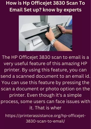 how is hp officejet 3830 scan to email