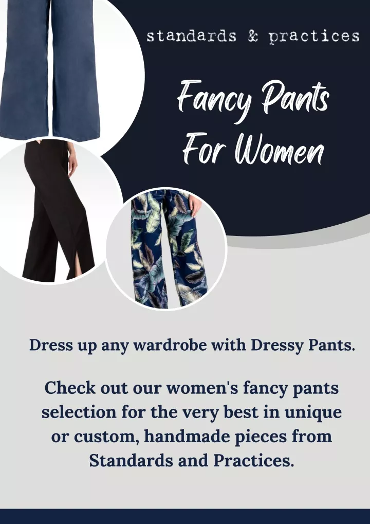 fancy pants for women