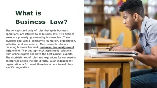 What is Business Law