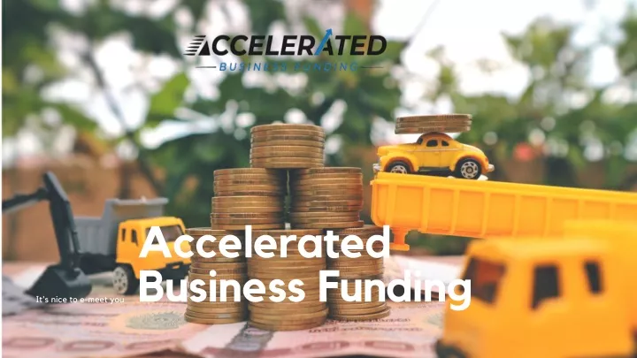 accelerated business funding
