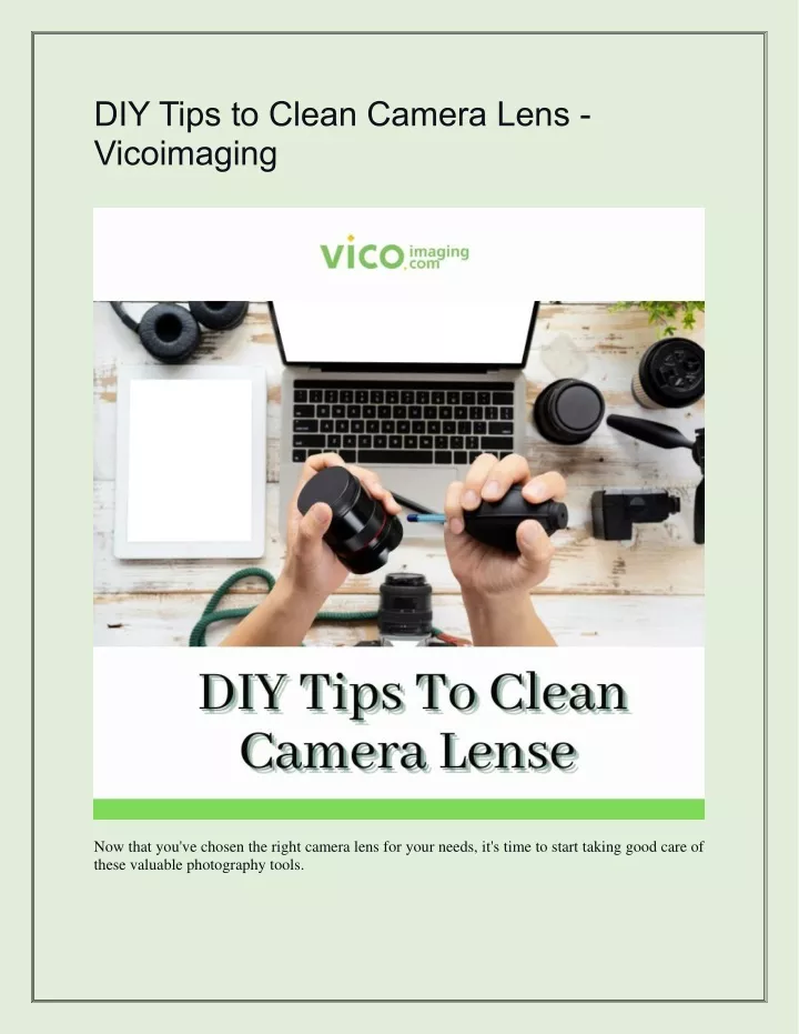 diy tips to clean camera lens vicoimaging