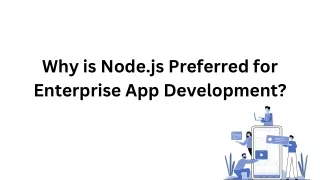 Why node.js enterprise for app development