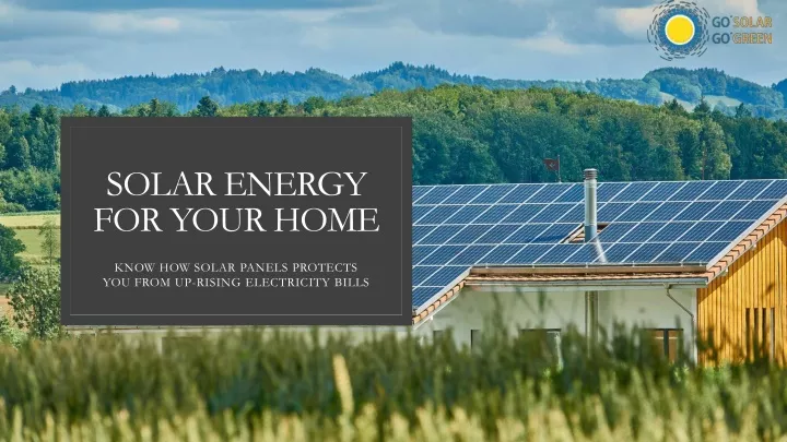 solar energy for your home