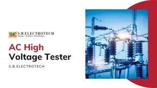 Know The Features Of AC High Voltage Tester