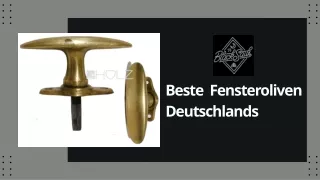 Beste Fensteroliven Deutschlands