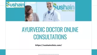 Ayurvedic Doctor Online Consultations