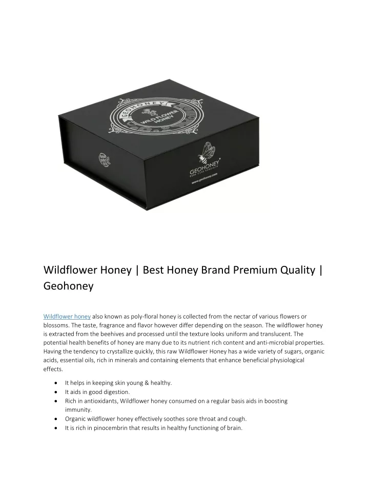 wildflower honey best honey brand premium quality