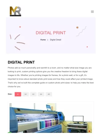 Digital Print in Noida Extension