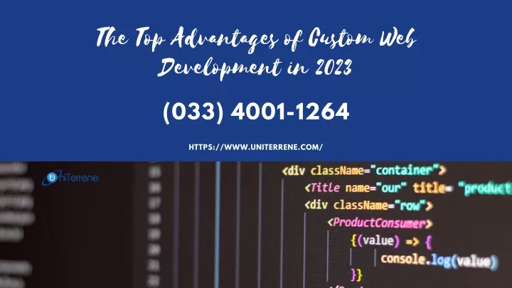 the top advantages of custom web development