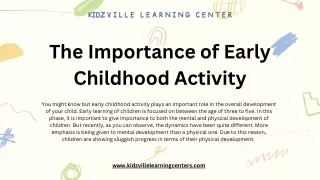 Movement and Playful Learning: Preschoolers